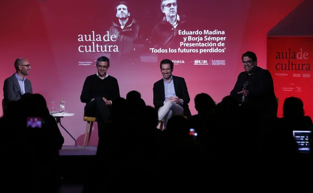 Eduardo Madina y Borja Sémper en el Aula de Cultura de SUR: el triunfo de la convivencia