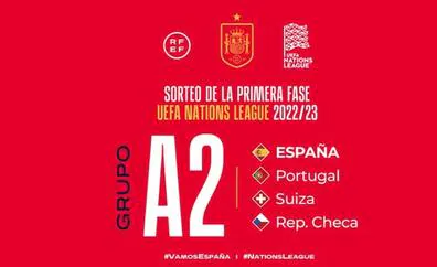 Portugal, Suiza y República Checa, rivales de España en la Liga de Naciones