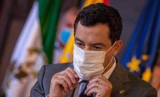 El mensaje de Juanma Moreno sobre el uso de mascarillas en Andalucía «por la capacidad de infección» de la nueva variante