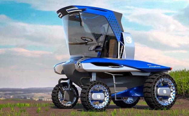 El tractor más chic y futurista es un diseño de Pininfarina