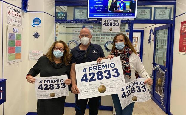 El 42.833, el primer cuarto premio, deja 60.000 euros en Málaga