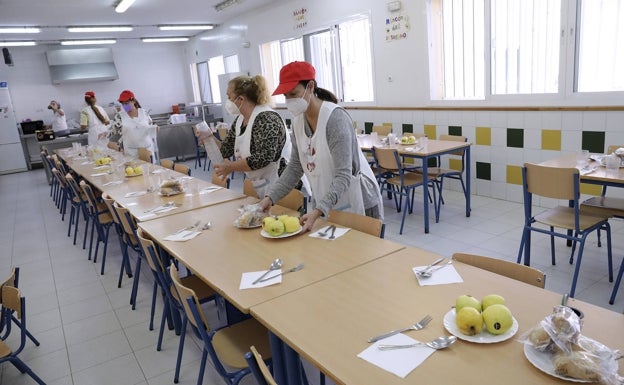 El Ayuntamiento de Málaga subvenciona el comedor a alumnos en riesgo de exclusión