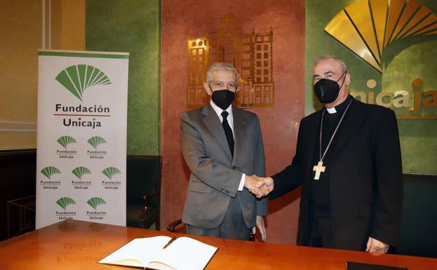 Fundación Unicaja y el Obispado de Málaga renuevan la cesión del Palacio Episcopal para actividades culturales