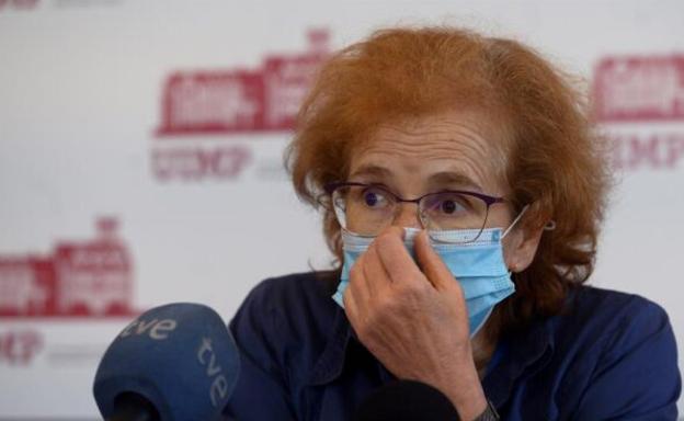 Margarita del Val no se fía del uso obligatorio de mascarillas en el exterior