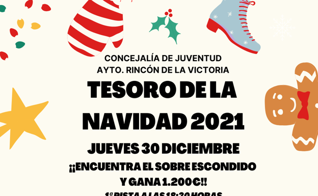 'El Tesoro de la Navidad' de Rincón de la Victoria se celebrará el 30 de diciembre con un premio de 1.200 euros