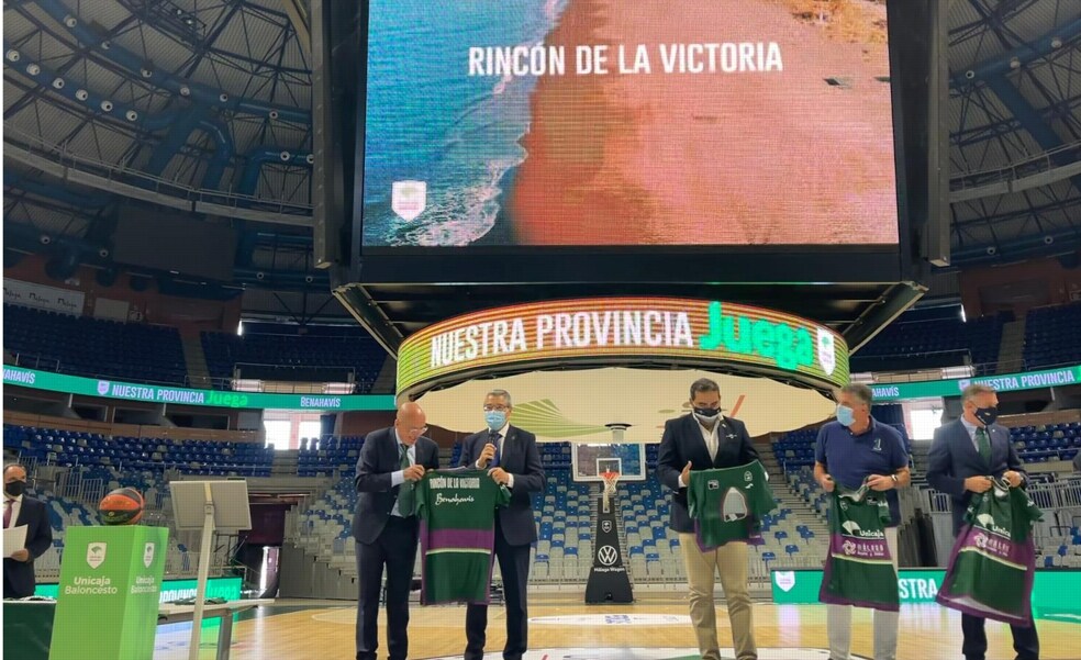 Rincón de la Victoria será protagonista este domingo en el Martín Carpena en el choque del Unicaja ante Valencia Basket