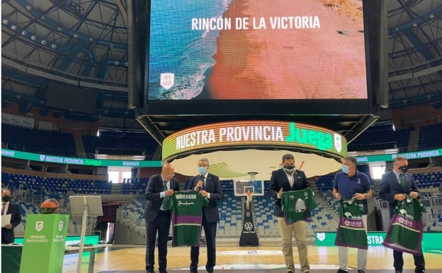 Rincón de la Victoria será protagonista este domingo en el Martín Carpena en el choque del Unicaja ante Valencia Basket