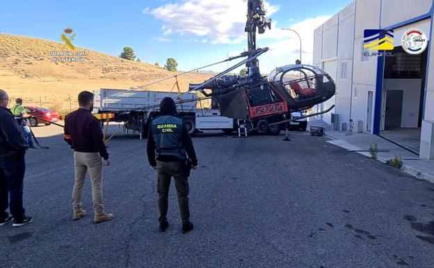 Cae la red criminal asentada en Málaga que transportaba droga a Francia en helicópteros