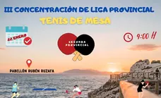 Rincón de la Victoria acoge la tercera concentración de la Liga Provincial de tenis de mesa