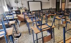 Las aulas cerradas por coronavirus pasan de 15 a 153 en una semana en Andalucía