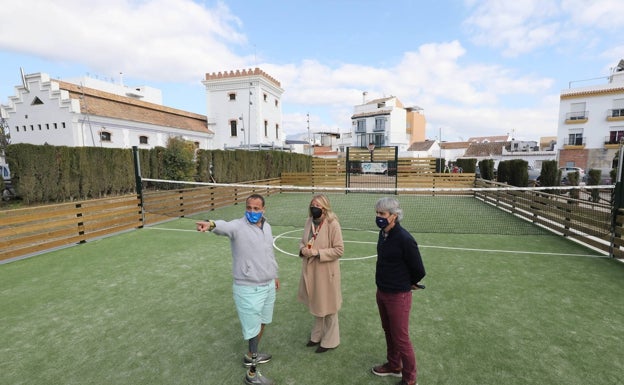 San Pedro estrena multipistas deportivas junto al teatro de La Alcoholera de El Ingenio