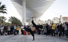El Palmeral de las Sorpresas, último escenario del arte callejero en Málaga