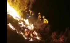 Extinguido el incendio declarado el sábado en el paraje Pico de Alcuza en Málaga