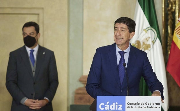 Juanma Moreno: «Éste es el gobierno de coalición que mejor ha funcionado en España»