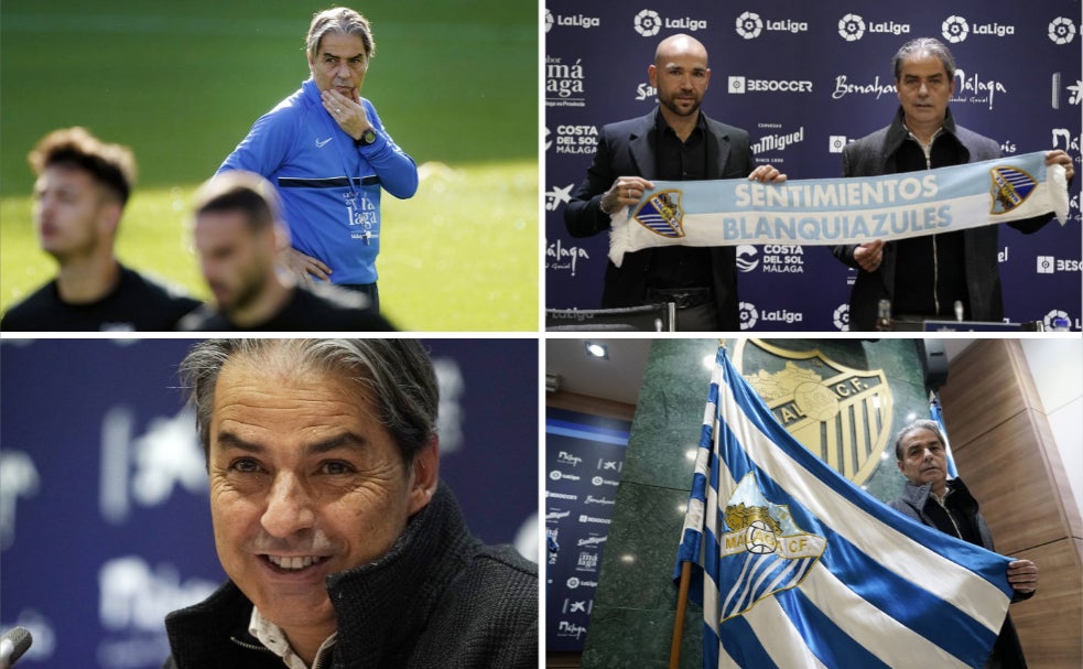 El primer día de Natxo González como entrenador del Málaga, en imágenes