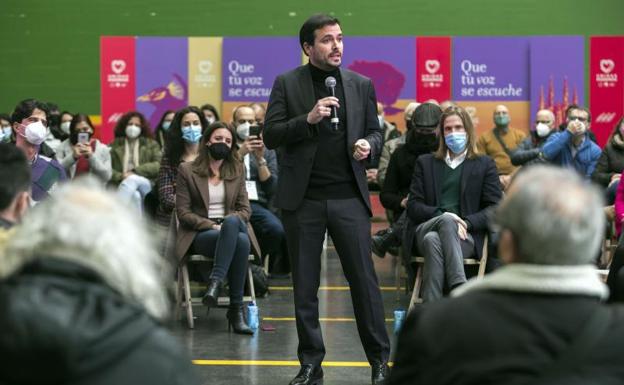 Garzón: «El PP de Mañueco se ha atado a la mentira para deslegitimar la democracia»