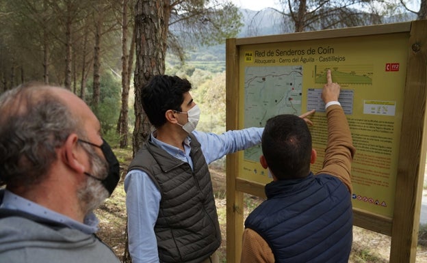 Coín estrena nuevo sendero homologado hasta el pico de Castillejos