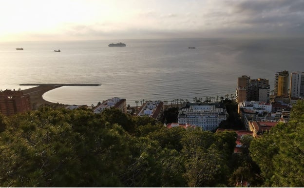 Málaga, parking de cruceros