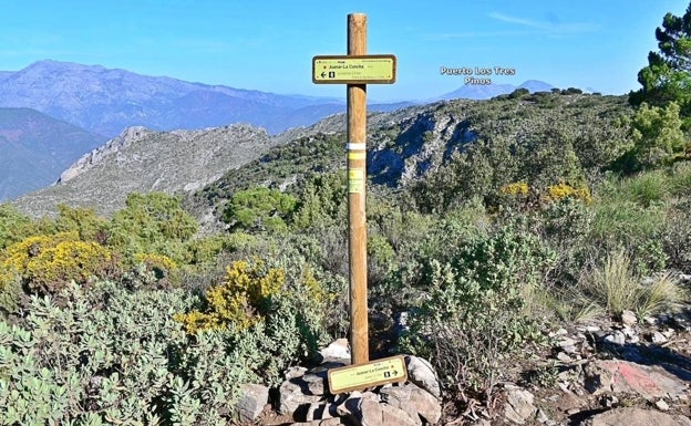 Actos vandálicos en Sierra Blanca destrozan la señalización de los senderos