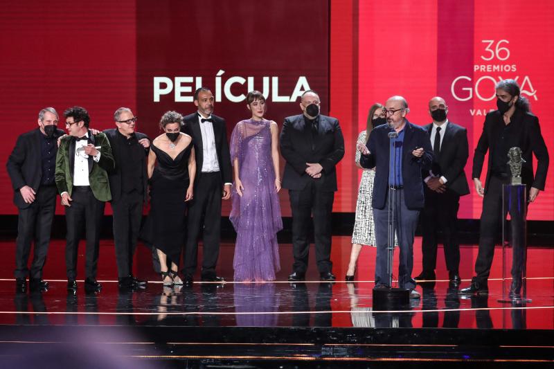 Los premiados en la gran gala de los premios Goya 2022