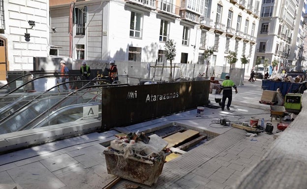 La estación del metro de Málaga en la Alameda Principal ya está casi lista