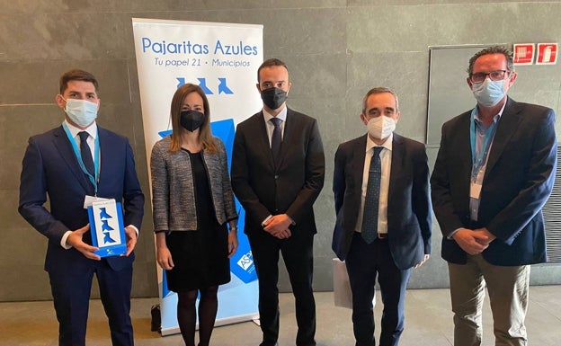 La Mancomunidad recibe por quinto año el máximo galardón en la recogida y reciclaje de papel