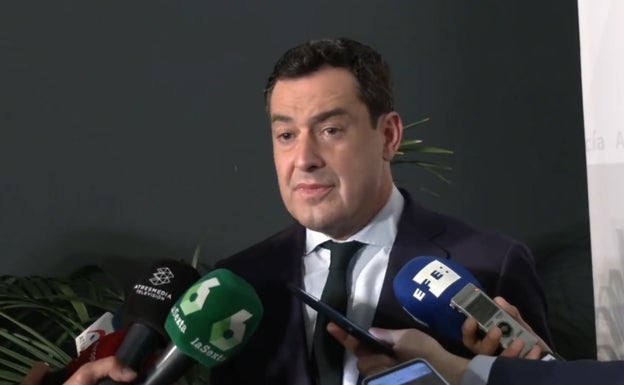 Juanma Moreno reclama una salida rápida a la crisis del PP y se alinea con la posición de Feijóo