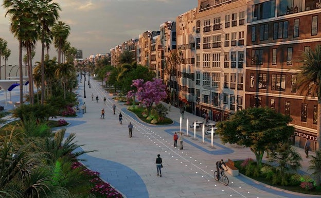 La avenida de España en Estepona cambiará por completo su estética tras la remodelación