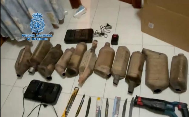 La banda de Europa del Este que robaba catalizadores en Málaga para vender los metales en el mercado negro