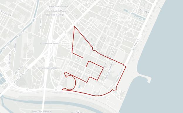 Málaga tendrá un carril especial para corredores de seis kilómetros en la zona de Parque Litoral