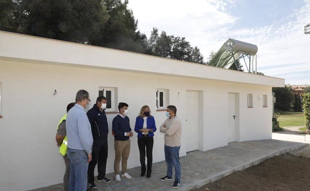 Las obras del nuevo campo de entrenamiento de rugby del Marbella, listas a finales de marzo