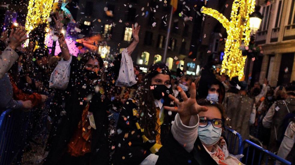 La batalla de las flores del Carnaval de Málaga 2022