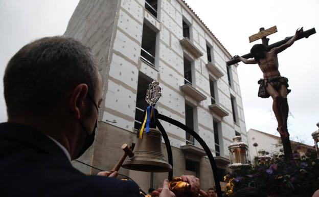 El cielo de Málaga bautiza al Cristo de la Victoria