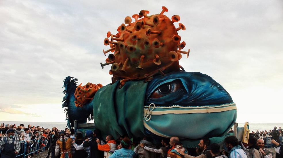 El Entierro del Boquerón cierra el Carnaval de Málaga 2022