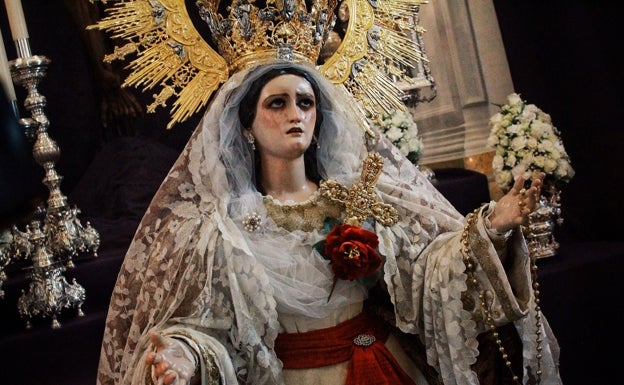 Así ha sido la restauración de la Virgen de Zamarrilla: limpieza de la policromía y consolidación de la estructura