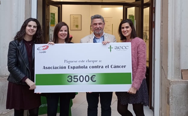 La amistad solidaria de Cristina, Carmen y María Jesús: 7.000 euros contra el cáncer