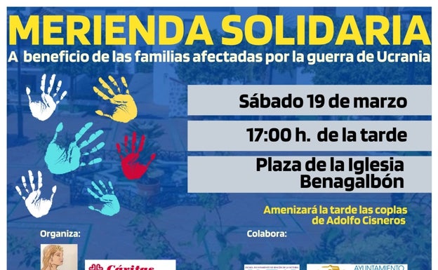 Rincón de la Victoria organiza una merienda solidaria a favor de las víctimas de la guerra en Ucrania