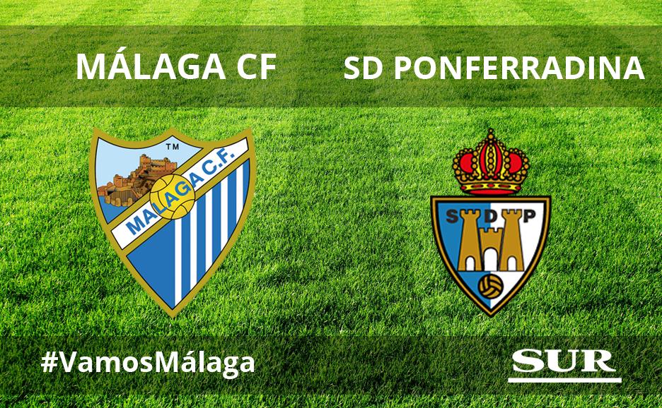 Así lo contamos | El Málaga se tiene que conformar con el empate ante la Ponferradina