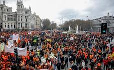 El campo español lanza un SOS desesperado en una movilización histórica