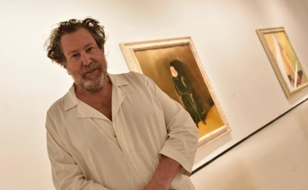 Julian Schnabel, con mono y sin obras en el CAC Málaga: «Me hubiera gustado verlas; no me jodas, esto no está bien»