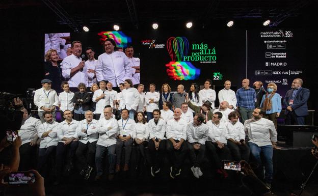 El malagueño Fran Muñoz gana el concurso de cocina de pescado de Madrid Fusión