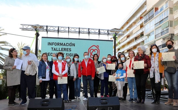 Daniel de Landaluce, Isabel Pablos y el programa Faro de Marbella Voluntaria, Premios Solidarios 2022