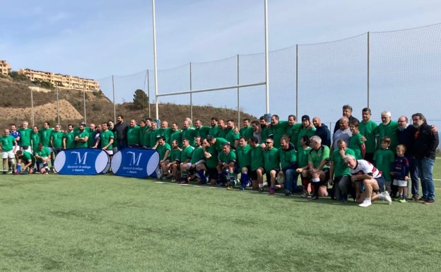 El rugby malagueño, unido en el recuerdo a Manuel Becerra