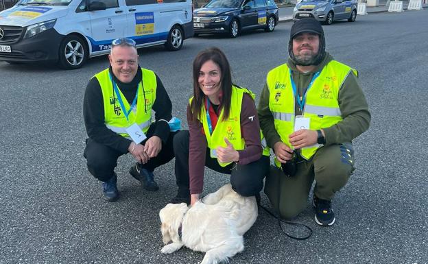 La expedición de taxistas de Marbella regresará de Polonia con 34 refugiados y dos mascotas