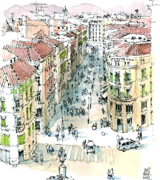 Calle Larios: el reencuentro