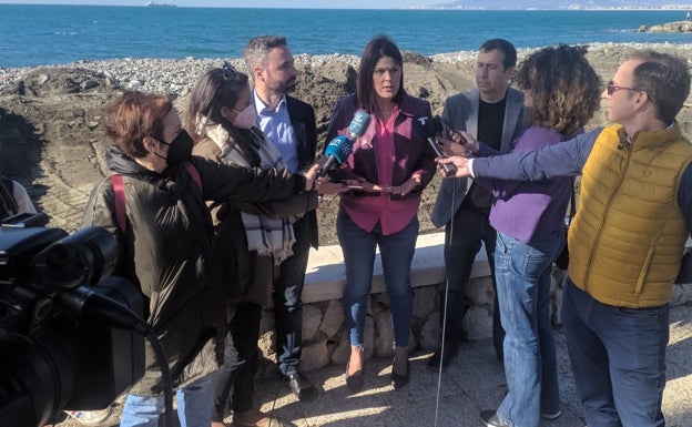 Ciudadanos pide a Costas un estudio integral para proteger el litoral de Málaga