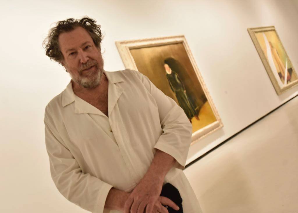 Julian Schnabel pinta en pijama