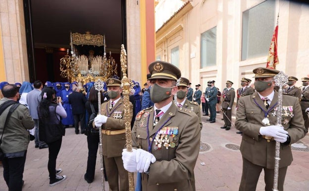 Teniente coronel Alfonso Armada: «Es un gran orgullo poder participar en la procesión del Huerto»