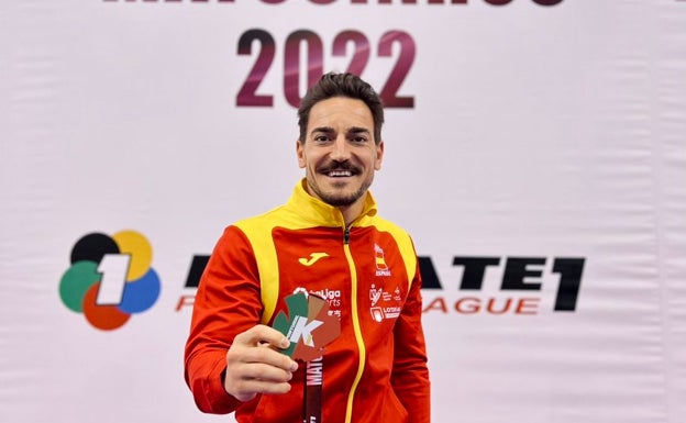 Bronce para Damián Quintero en su regreso a la Premier League de kárate