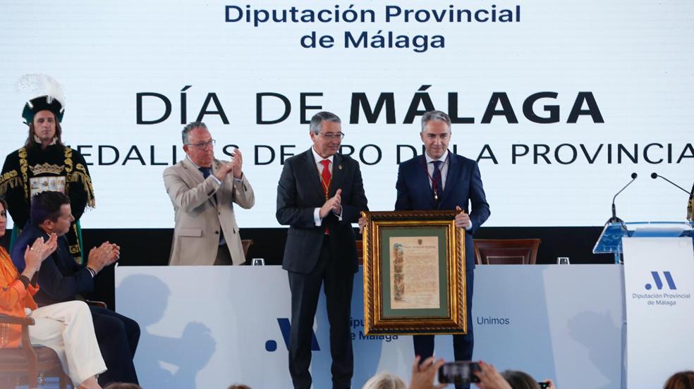 Así ha sido la entrega de las Medallas de Oro de la provincia de Málaga